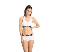 Puma Mini Short, Blanco (White/White), XL (Pack de 2) para Mujer