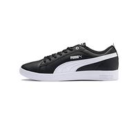 PUMA Women Puma Smash Wns v2 L Sneakers, Puma Black-Puma White, 40.5 EU