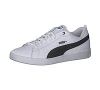 PUMA Women Puma Smash Wns v2 L Sneakers, Puma White-Puma Black, 40.5 EU