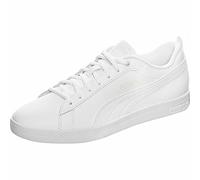 PUMA Women Puma Smash Wns v2 L Sneakers, Puma White-Puma White, 37 EU