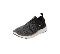 PUMA Women Softride Remi Slip-on Knit Wn's Zapatillas para correr en carretera, Black Gold Cool Dark Gray, 40.5 EU