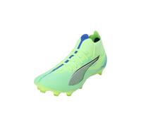 PUMA Women Ultra 5 Match+ FG/AG WN'S Soccer Shoe, Fizzy Apple-PUMA White-BLUEMAZING, 37.5 EU