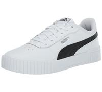 PUMA Womens Carina 2.0 Sneakers Shoes Casual - Black,White - Size 6.5 M