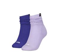 PUMA Women's Classic Short Slouch Socks 2 pack, Ropa, Morado Combo, 39-42 39-42