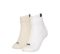PUMA Women's Classic Short Slouch Socks 2 pack, Ropa, Sand Combo, 35-38 35-38