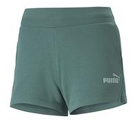 PUMA Women's Essentials 4" Sweat Shorts, Blue Spruce, X-Small