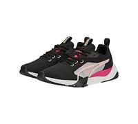 PUMA Women's Fashion Shoes ZORA Trainers & Sneakers, PUMA BLACK-ROSE DUST-ORCHID SHADOW, 38