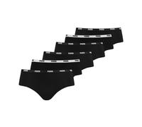 PUMA Women's Hipster 6 pack, Ropa, Negro, 4 4