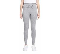 PUMA Womens Midweight Drawstring Jogger Leggings with Side Pocket (Large, Gray)