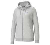 Puma Womens Small Logo Zip Hoodie Medium Grey Medium Grey