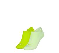 PUMA Women's Sneaker Socks 2 pack, Women, Lime, 39-42 39-42