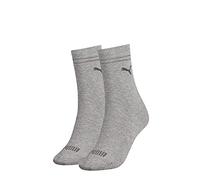 Puma Women's Socks (2 Pack) Calcetines, Gris, 39-42 para Mujer