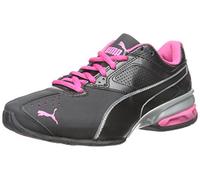 PUMA Tazon 6 Wide WN's FM - Zapatillas de Entrenamiento elíptico para Mujer, Black Silver Beetroot Purple, 40.5 EU