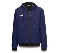 PUMA WORK WEAR Chaqueta de Trabajo con Capucha - Chaqueta de Invierno - Aislante Transpirable y Repelente al Agua - Azul Marino - Talla M