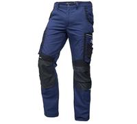 PUMA Work Wear Precision X - Pantalones de trabajo para hombre, con muchos bolsillos y tejido de nailon extra reforzado, tallas de posavasos, azul marino, 25