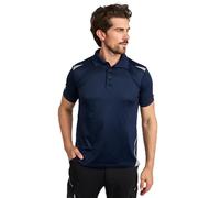 PUMA Workwear Essentials - Camiseta de trabajo premium para hombre, polo de tejido resistente con reflectores - para artesanía, producción y construcción, marine, M
