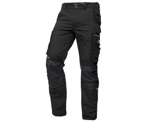 PUMA Workwear Precision X pantalón de Trabajo para Hombre, Muchos Bolsillos & Secciones reforzadas, para Comercio, producción y construcción, Negro, Tamaño 52