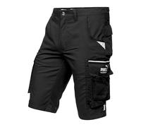 PUMA Workwear Precision X pantalónes Cortos de Trabajo para Hombre, Muchos Bolsillos & Secciones reforzadas, para Comercio, producción y construcción, Negro, Tamaño 44
