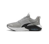 Puma X-Cell Nova FS - Tenis Unisex para Correr de Carretera, Color Gris Echo Negro y Azul Vibrante, Talla 8 de Reino Unido, Gray Echo Puma Black Vibrant Blue, 42 EU