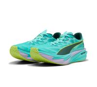 Zapatillas Puma Deviate NITRO Elite 4 HYROX Azul Amarillo AW26 Mujer, Talla 42.5 - EUR