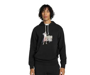 PUMA X One Piece - Sudadera con capucha para hombre, color negro, talla M, Negro , M