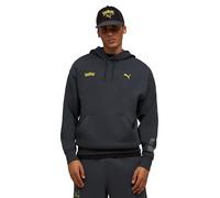 Puma X Pokemon Relaxed Graphic Hoodie TR 634915 Sudadera con capucha de manga larga con forro polar para hombre, ajuste relajado, gris fuerte (76), XL