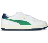 PUMA Caven 2.0 Retro Jr - Tenis Unisex para niños, Puma White Archive Green Warm White, 4.5 UK