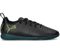 Puma - Zapatilla de fútbol sala Future 8 Play It Niño, Unisex, Black-Fizzy Light-Green Terrain, 3 UK