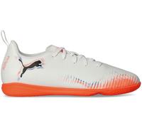 PUMA Future 8 Play It JrSoccer - Tenis Unisex para niños, Puma Blanco Puma Negro Rojo Brillante, 5 UK