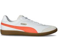 Puma - Zapatilla de fútbol sala King 21 IT, Unisex, White-Glowing Red, 7 UK