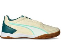 Puma - Zapatilla de fútbol sala Pressing IV, Unisex, Sugared Almond-White-Emerald Ice-Mint, 9.5 UK