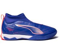 Puma - Zapatilla de fútbol sala Ultra 5 Match+ LL IT + Mid Niño, Unisex, Lapis Lazuli-White-Sunset Glow, 2.5 UK