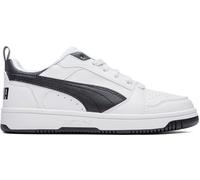 Puma - Zapatilla Rebound V6 Low Niño, Unisex, Silver Mist-White-Club Red, 5 UK