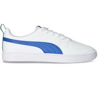 Puma - Zapatilla Rickie Niño, Unisex, White-Mountain Blue-Wild Green, 5.5 UK