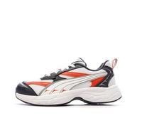 PUMA Zapatillas Blanco/Rojo Niño Morphic Earthy, blanco, 28 EU