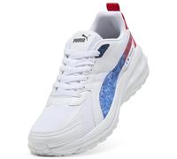 PUMA Zapatillas BMW M Motorsport Hypnotic LS unisex, Calzado, Blanco/Pop Rojo, 44.5 44.5