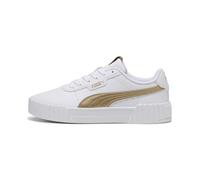PUMA Zapatillas Carina 3.0 Metálico Glam para mujer, Calzado, Blanco, 40.5