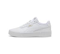 PUMA Zapatillas Carina 3.0 Niños 35.5, White Gold