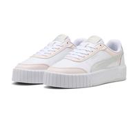 Puma Zapatillas Carina MIA Puma para Mujer, Color Blanco y Gris, Puma Blanco-Gris Pluma, 41 EU