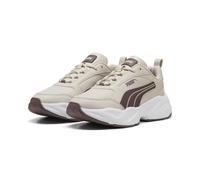 PUMA Zapatillas Cassia 2.0 Mujer 40, Silver Fog Rich Cocoa White Beige Brown