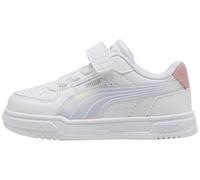 PUMA Zapatillas CAVEN III Holo 2.0 AC+ INF para bebé, Color Blanco-Rosa Outlook Silver, Talla 4.5 UK Niño, Puma White Rosy Outlook Puma Silver, 4.5 UK Child