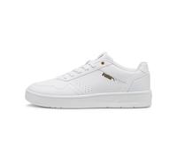 PUMA Unisex Court Classic Zapatillas, Puma White Puma Gold, 40 EU