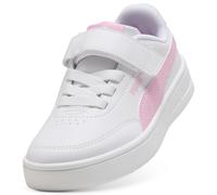 PUMA Court Classic Clean, Zapatillas Niñas, Blanco y Rosa Brillante, 34 EU