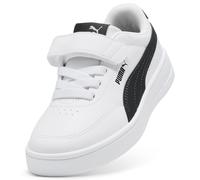 PUMA Zapatillas Court Classic Clean para niños, Calzado, Blanco/Negro, 34.5 34.5