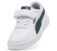 PUMA Zapatillas Court Classic Clean para niños, Calzado, Blanco/Verde Terrain, 34.5 34.5