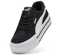 PUMA Zapatillas Court Classic Vulc Platform para mujer, Calzado, Negro, 37.5 37.5