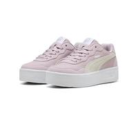 PUMA Zapatillas Court Lally Skye Suede Mujer 38.5, Rose Mauve White Pink