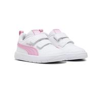 PUMA Zapatillas Courtflex V3. Color blanco/rosa