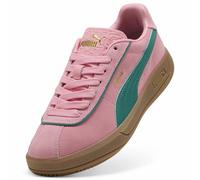 PUMA Zapatillas de ante Club Klassika. Color Rosa/Verde