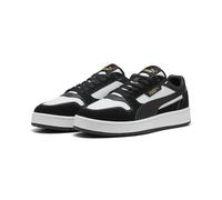 PUMA Zapatillas de Ante Court Classic Unisex 41, White Black Gold